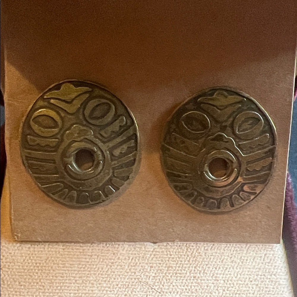 Tribal Earrings bronze handmade